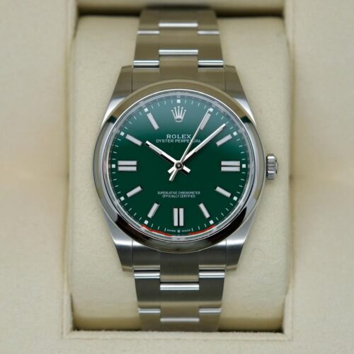 Rolex Oyster Perpetual Green Dial