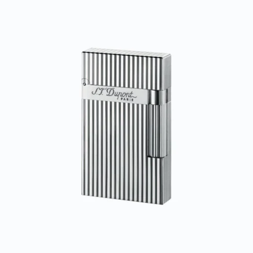 Dupont Lighter, Ligne 2, Silver plated vertical