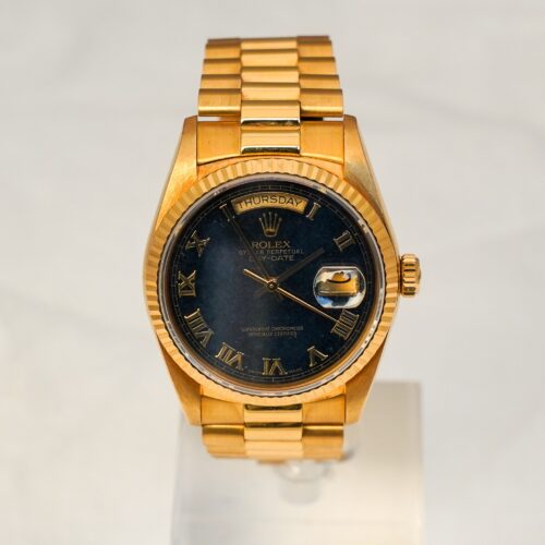 Rolex Day-Date 36 – Yellow Gold – Ref. 18038 – blue Aventurine Stone Dial