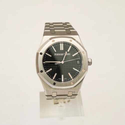 Audemars Piguet Royal Oak Time and Date Only Black Dial