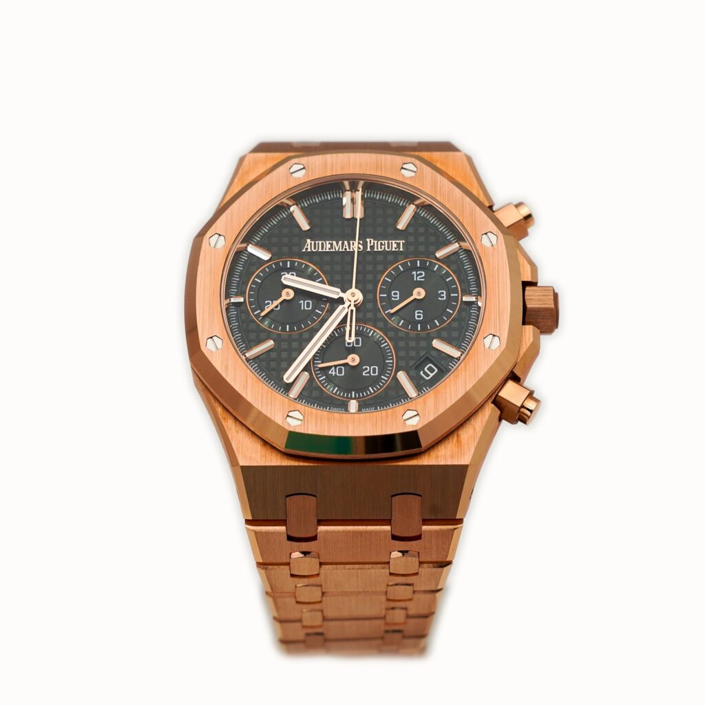 Audemars Piguet Royal Oak Chronograph Ref. 26240OR, Rose Gold, Green Dial