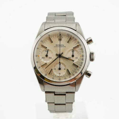 Rolex Pre-Daytona Ref. 6238, Stainless Steel, Silver Dial